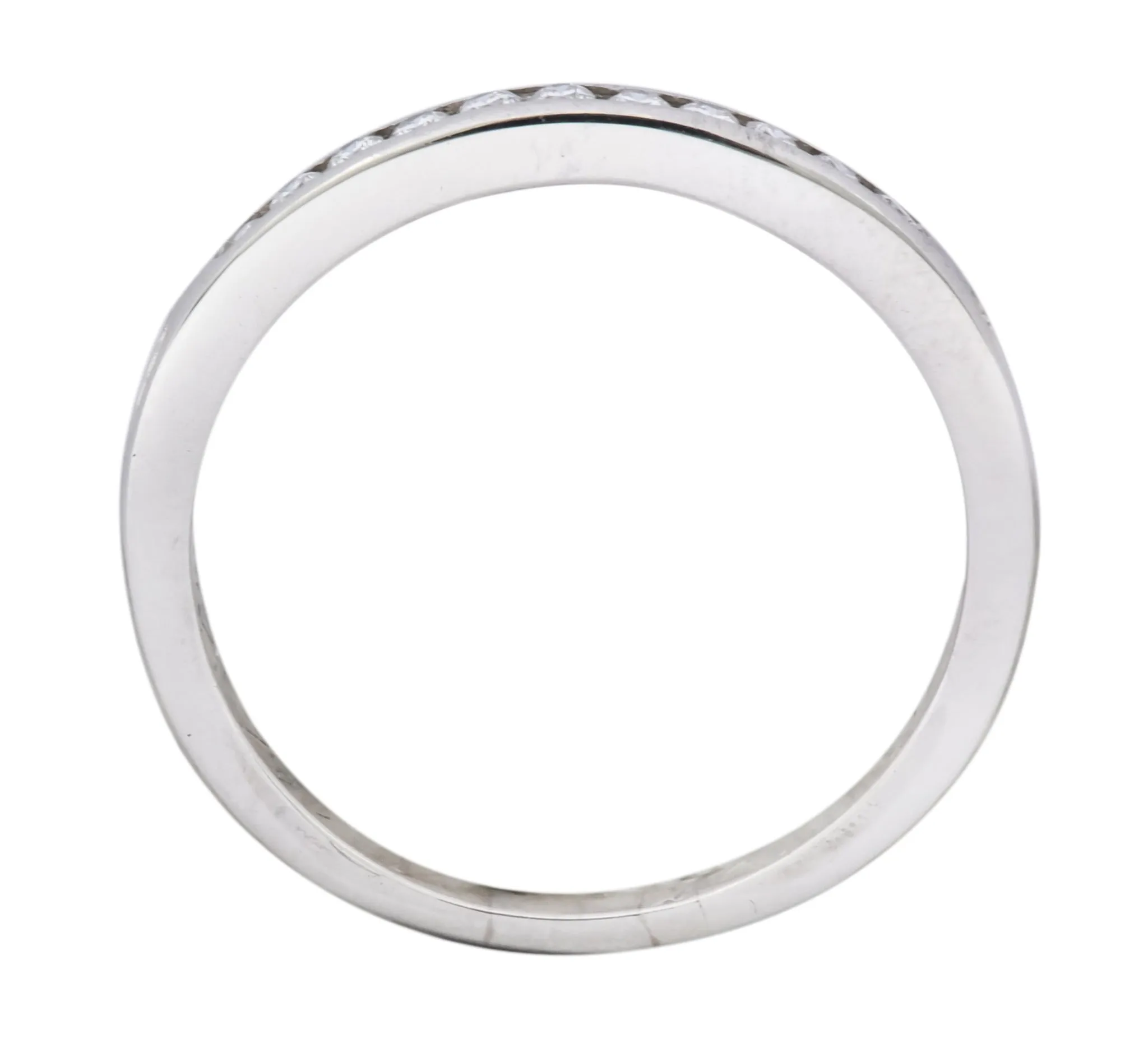Contemporary Tiffany & Co. Diamond Platinum Anniversary Band Ring
