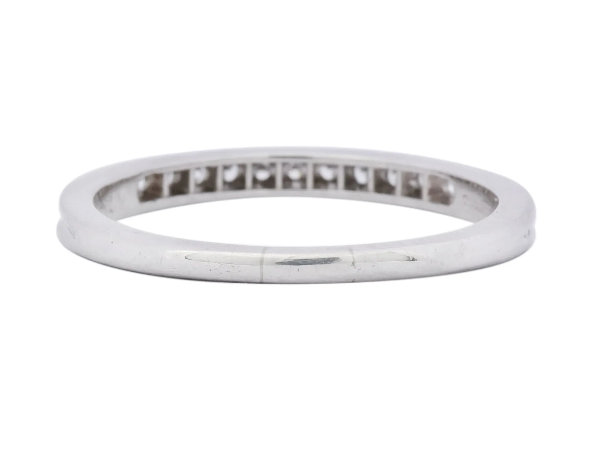 Contemporary Tiffany & Co. Diamond Platinum Anniversary Band Ring