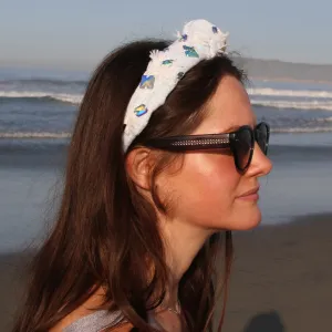Crystal Knot Tweed Headband