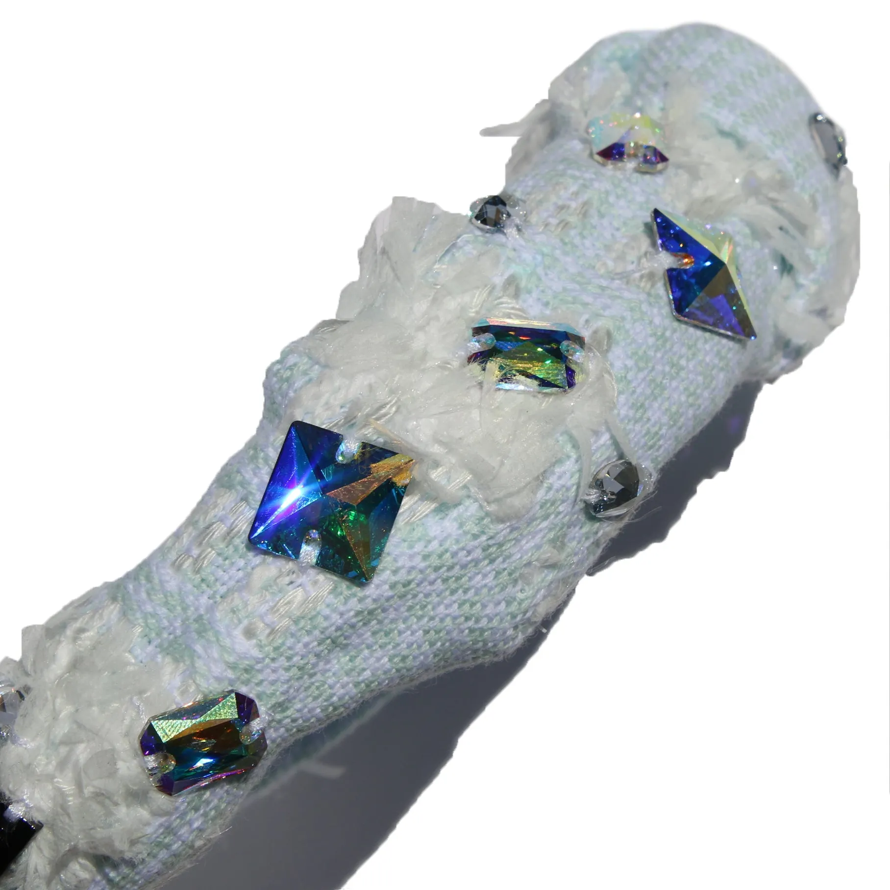 Crystal Knot Tweed Headband