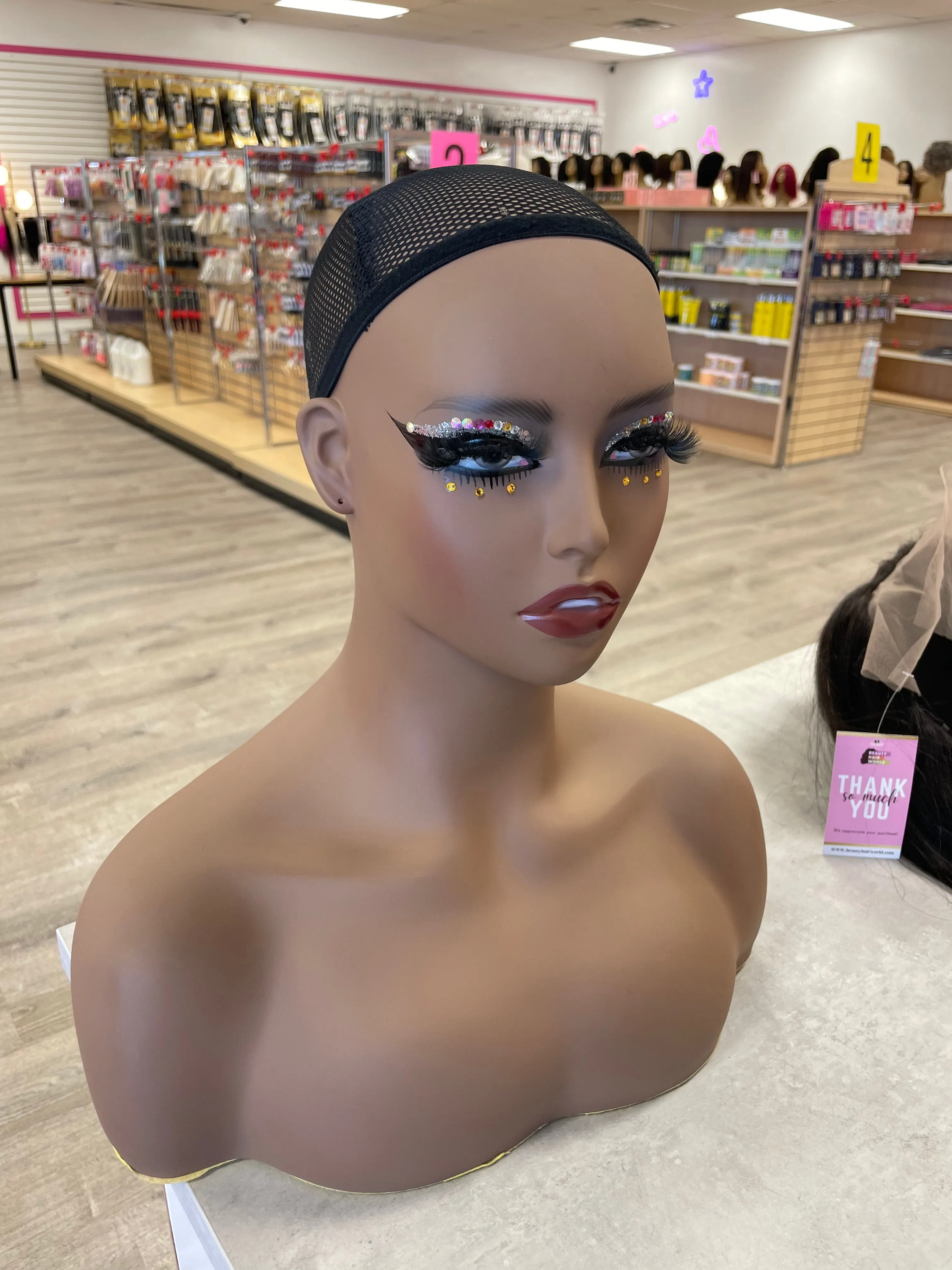 Custom Made Mannequin Head Custom Product Display Mannequin "Gabrielle"