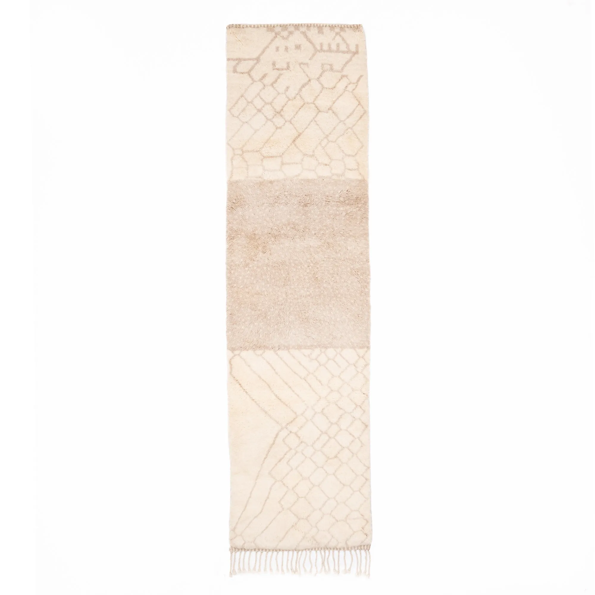 Dara - Luxury Shag Moroccan Runner Rug