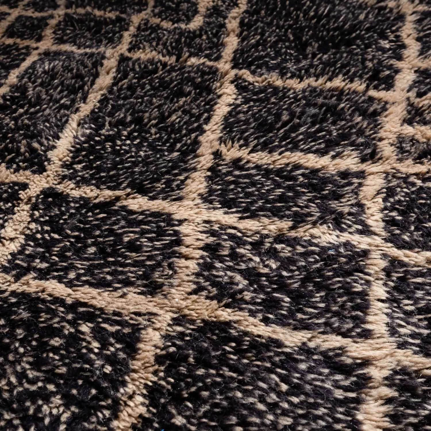 Dark Emperador - Luxury Shag Moroccan Rug