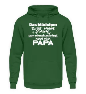 Das Mädchen das mein Herz zum schmelzen  - Unisex Kapuzenpullover Hoodie