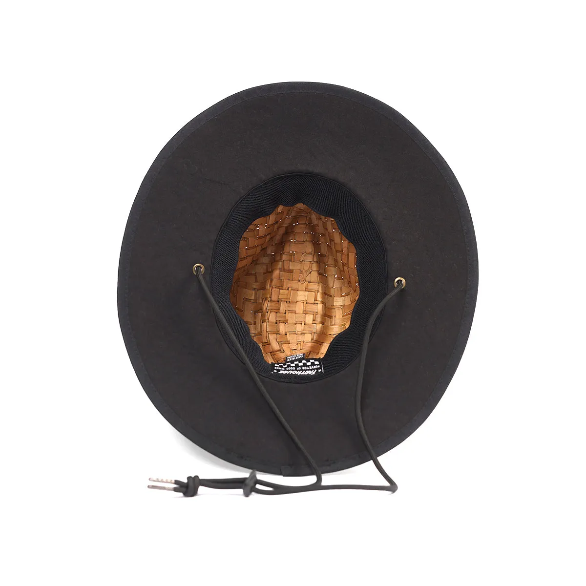 Deco Youth Straw Hat - Dark Natural