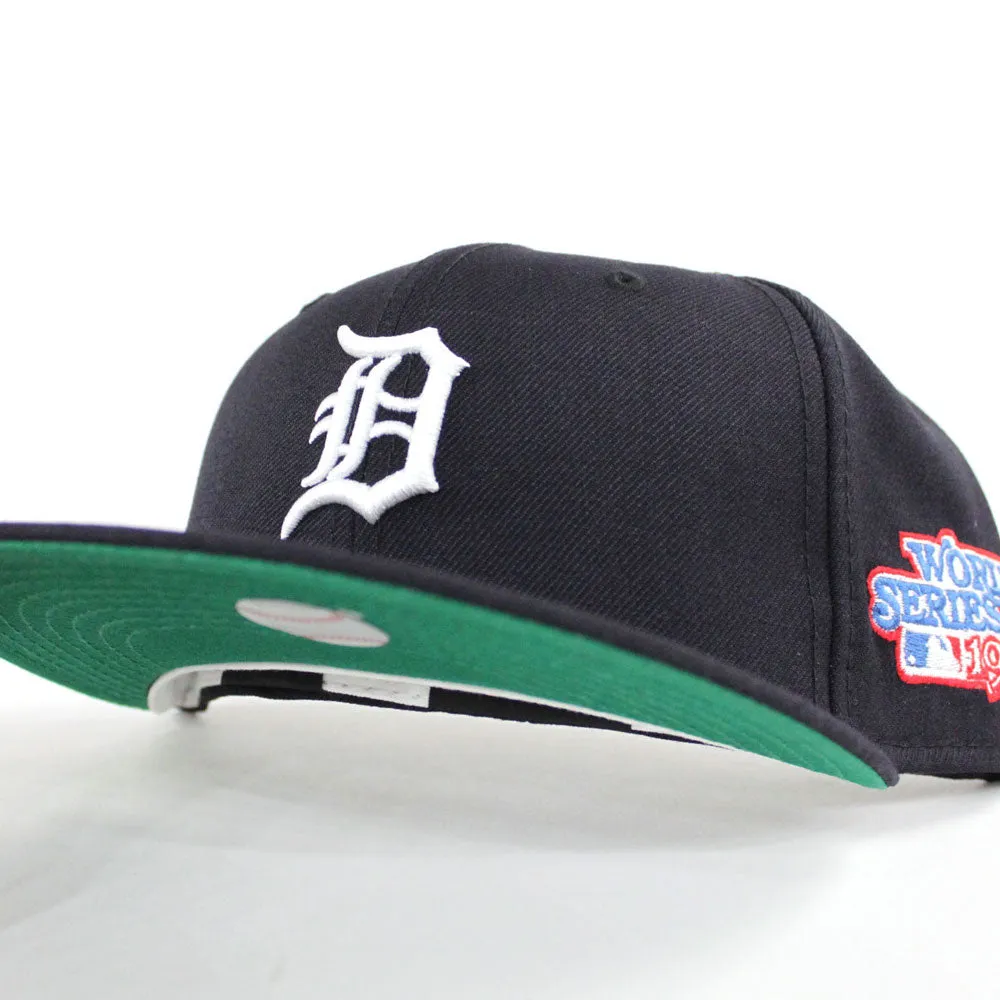 Detroit Tigers 1984 World Series New Era 59Fifty Fitted Hat (Navy Green Under Brim)