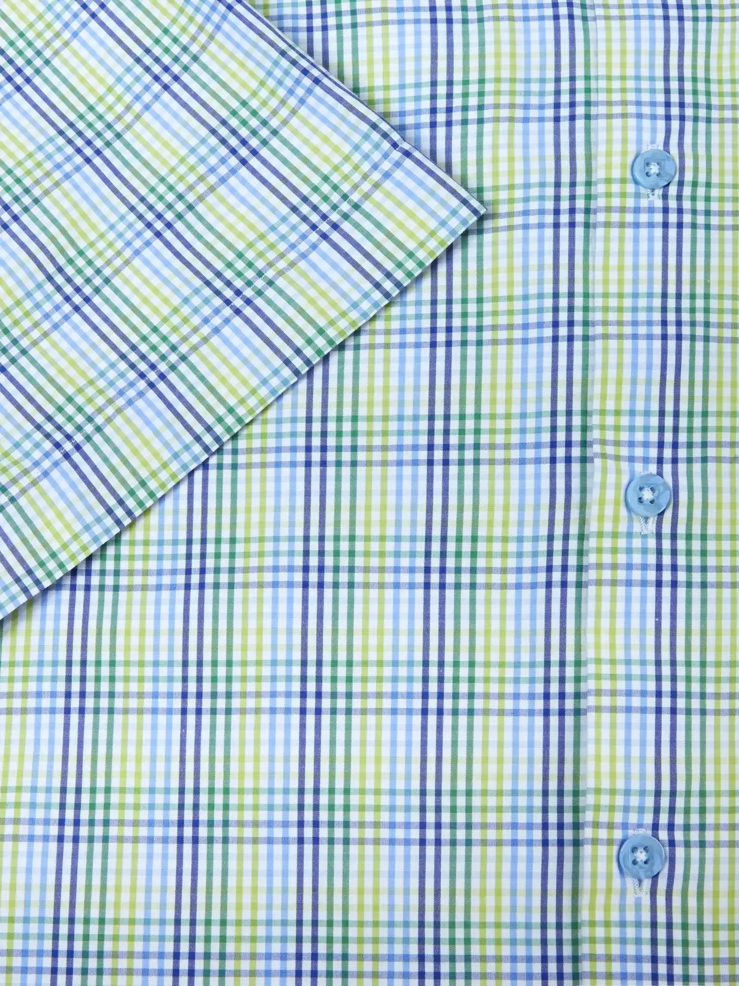 DG's Drifter Mens Short Sleeve Check Shirt 14607SS-32 Light Green