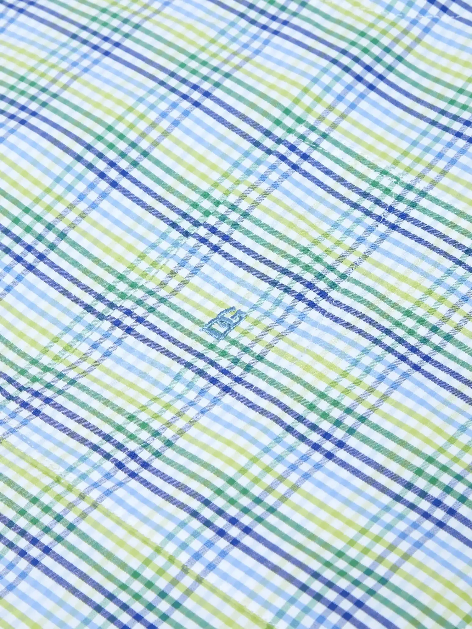 DG's Drifter Mens Short Sleeve Check Shirt 14607SS-32 Light Green