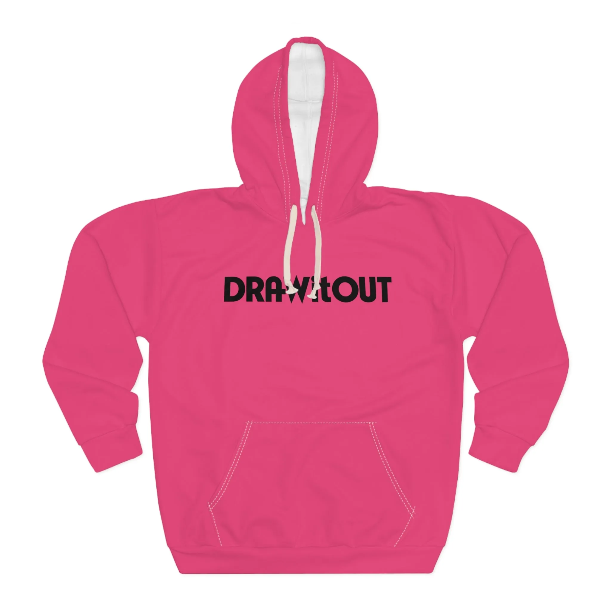 Draw it Out® – Tough Enough to Wear Pink Pullover Hoodie