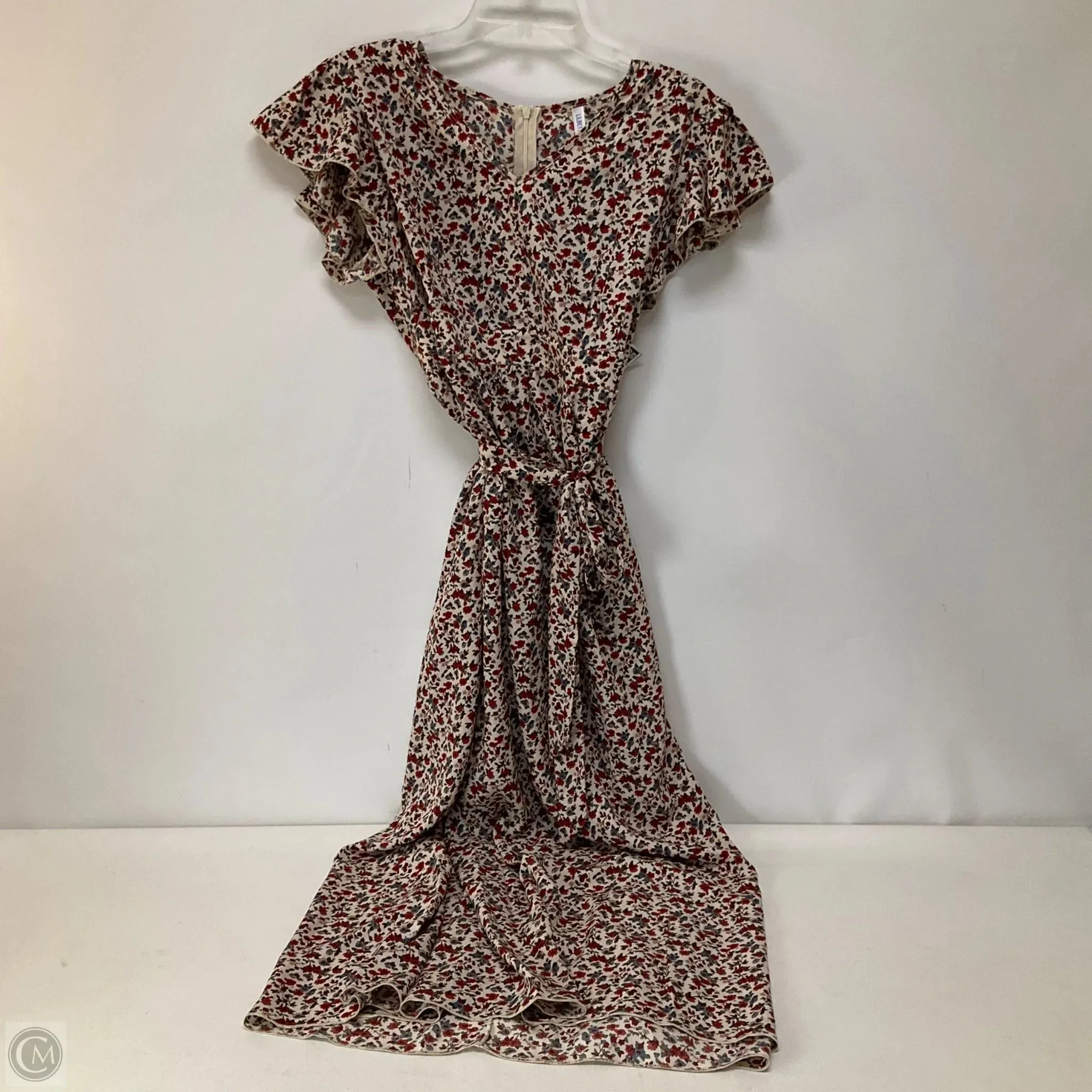Dress Casual Maxi By Cme In Floral Print, Size: L