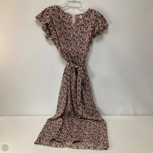 Dress Casual Maxi By Cme In Floral Print, Size: L
