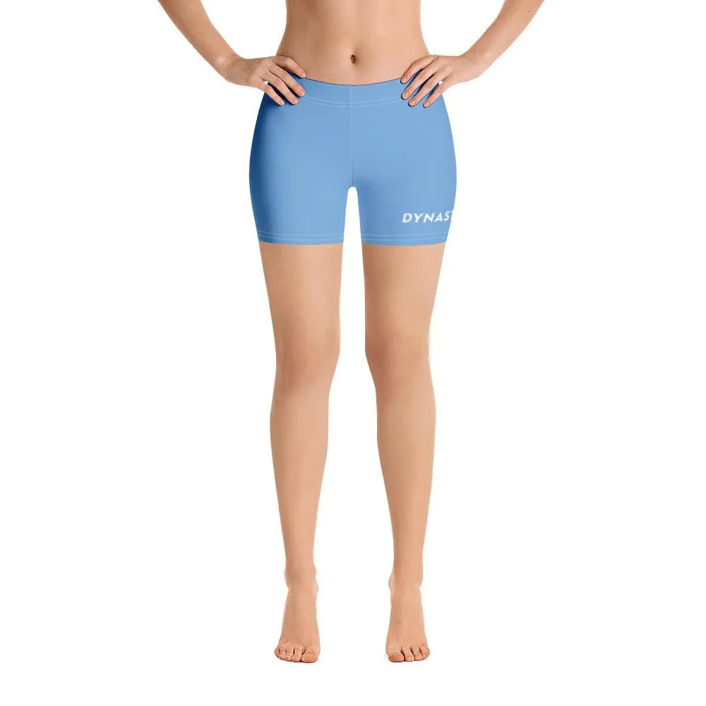 Dynasty Signature Women's Yoga Bike Shorts (Blue)