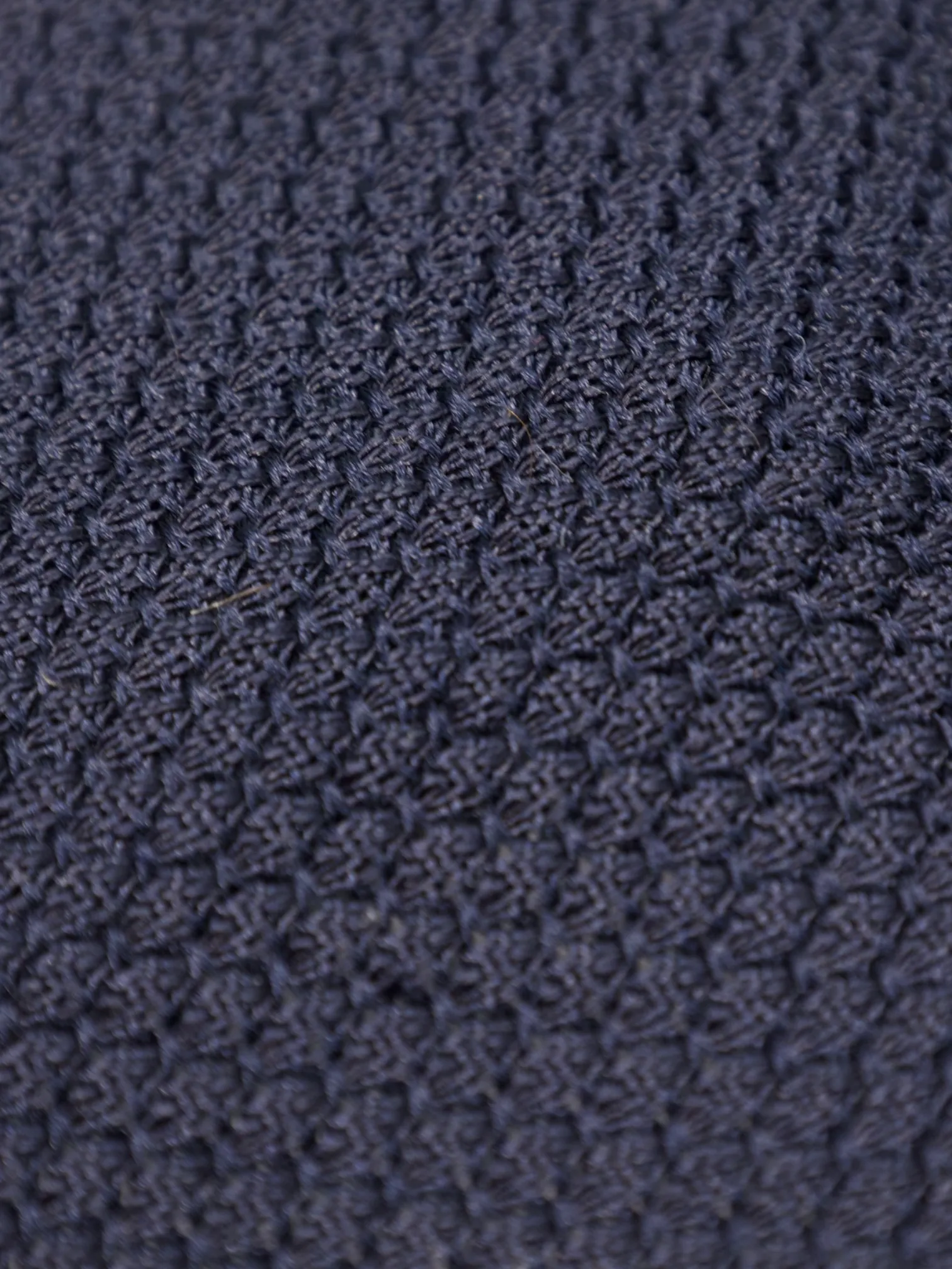 E. Marinella Navy Structured Silk Tie