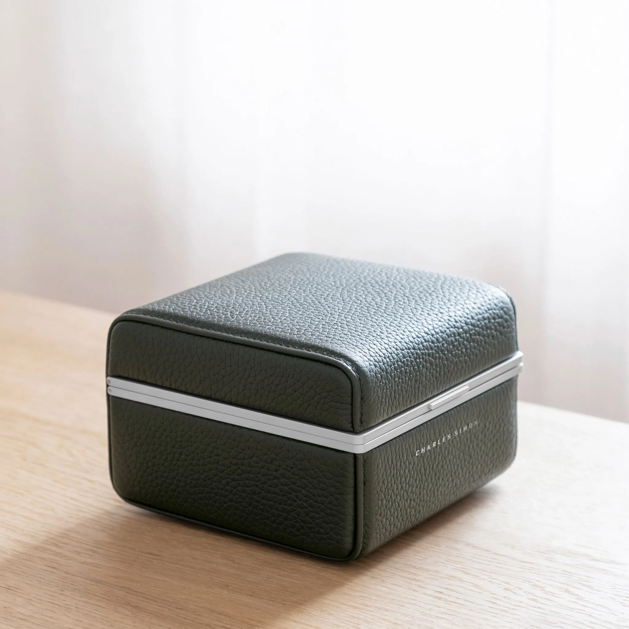 EATON 1 WATCH CASE - KHAKI / GREY