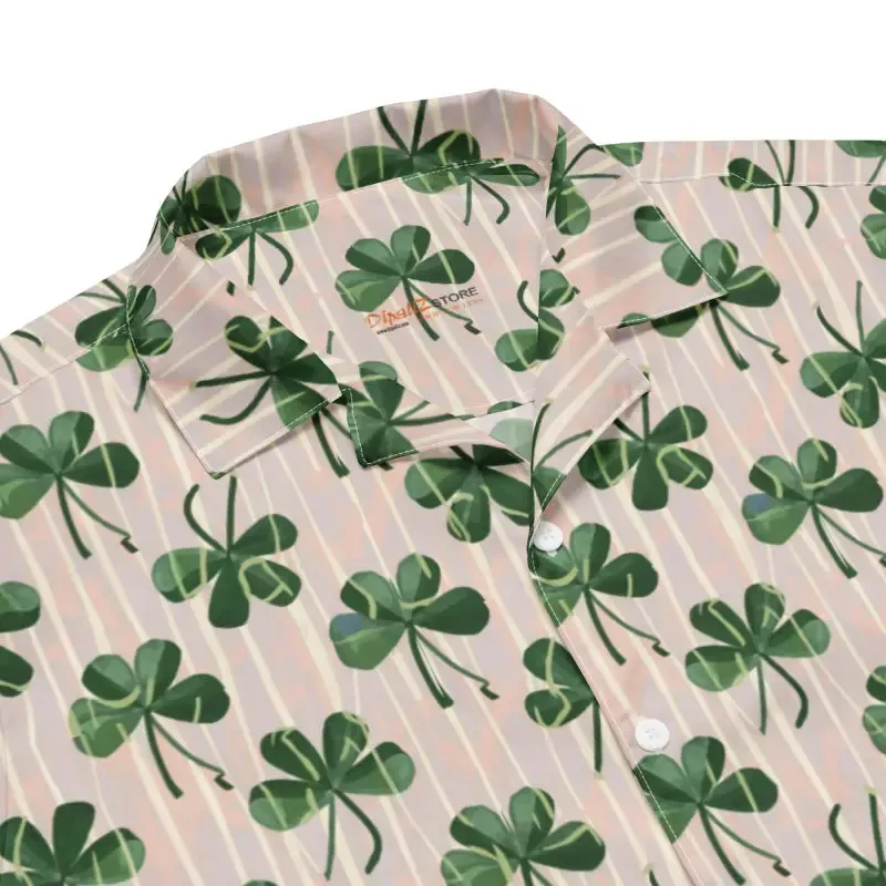 Eco Chic Stripes Unisex Button Shirt for Summer