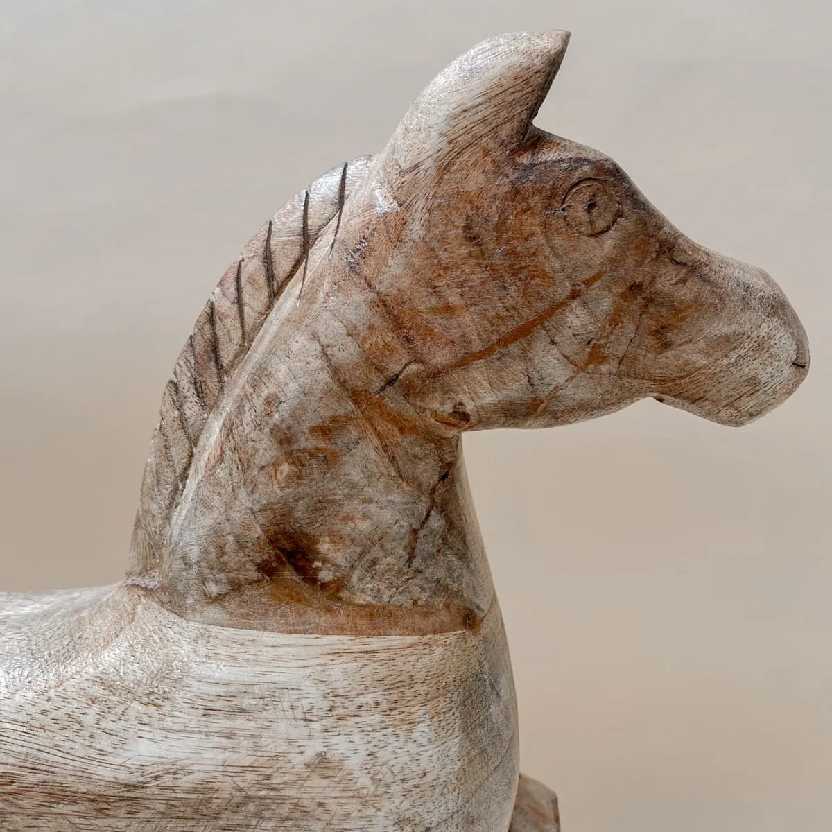 Edit House & Home-Home Artisan Nicholas Wooden Horse Sculpture (Large)