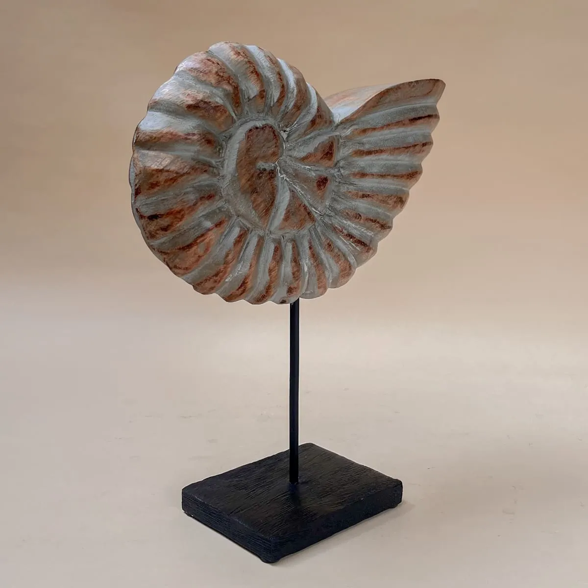 Edit House & Home-Home Artisan Serena Nautical Shell Wooden Sculpture