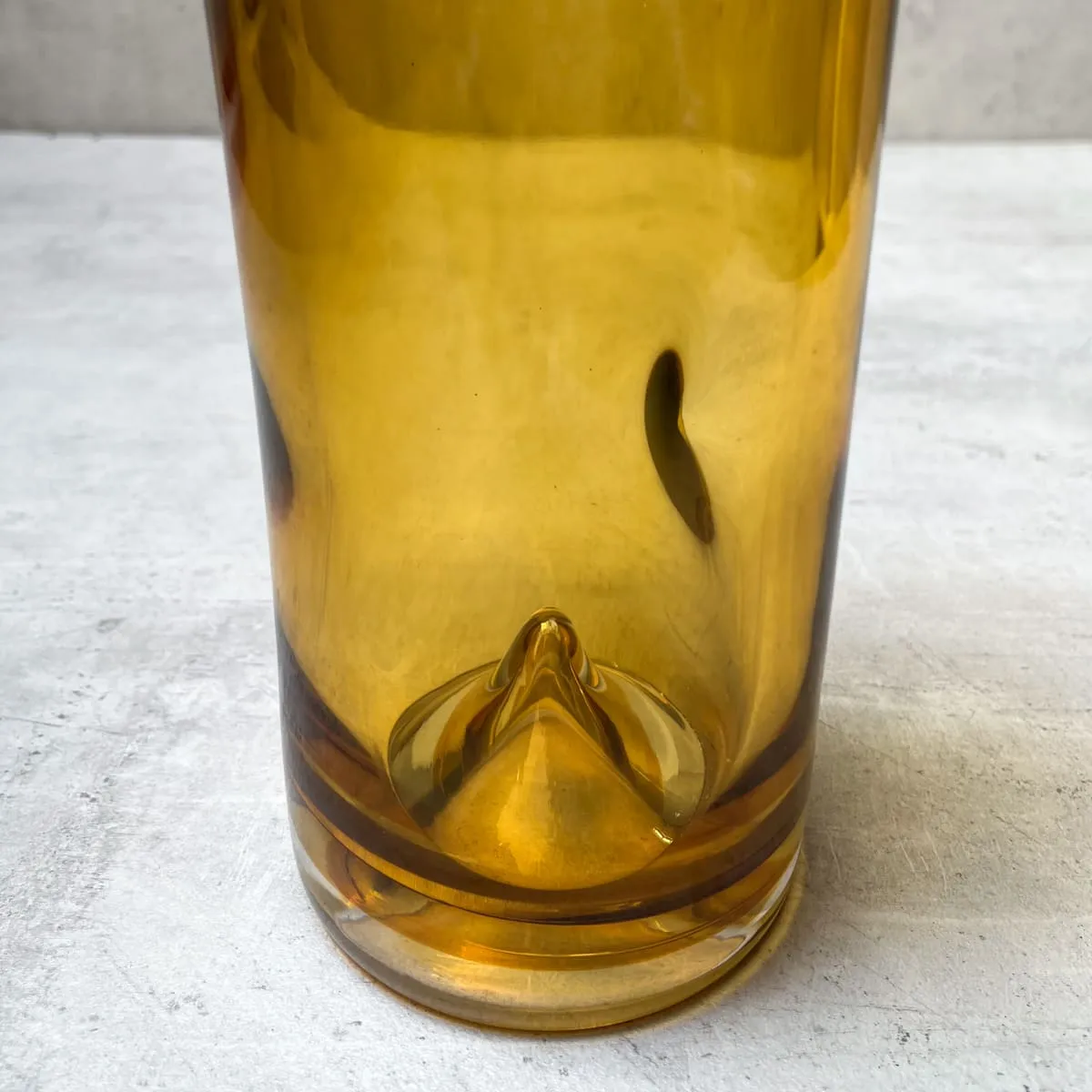 Edit House & Home-Home Artisan Varick Amber Opulent Glass Vase