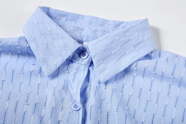 Elizabeth™ - Effortlessly Chic Breezy Shirt and Shorts Ensemble