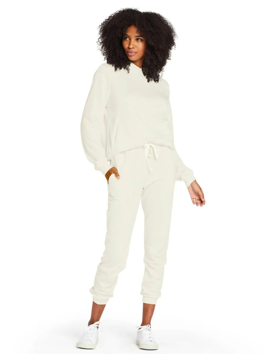 Emery Fleece Hoodie in EcoSoft Ecru