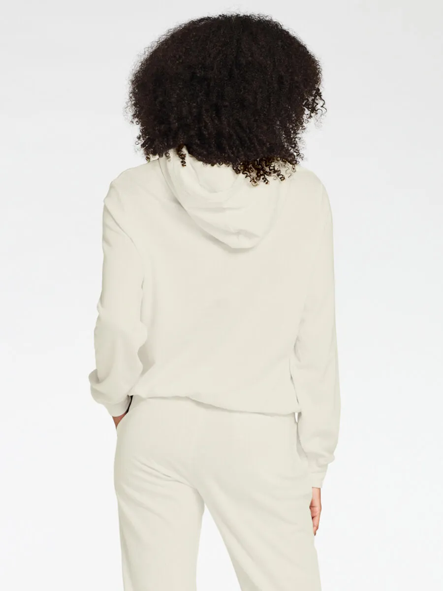 Emery Fleece Hoodie in EcoSoft Ecru