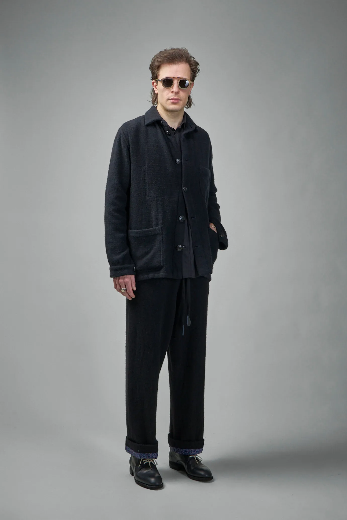 EV8P06  Handmade Relaxed-Fit Straight Leg Tailored Trouser