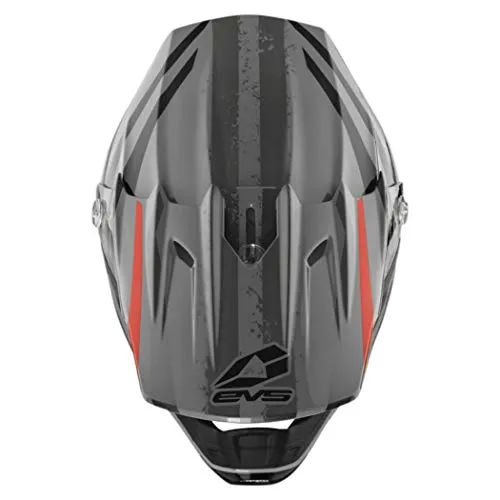 EVS Sports Unisex-Adult T5 Grappler Off Road Full Face Motorcycle Helmet (Grey, X-Small)