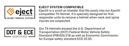 EVS Sports Unisex-Adult T5 Grappler Off Road Full Face Motorcycle Helmet (Grey, X-Small)