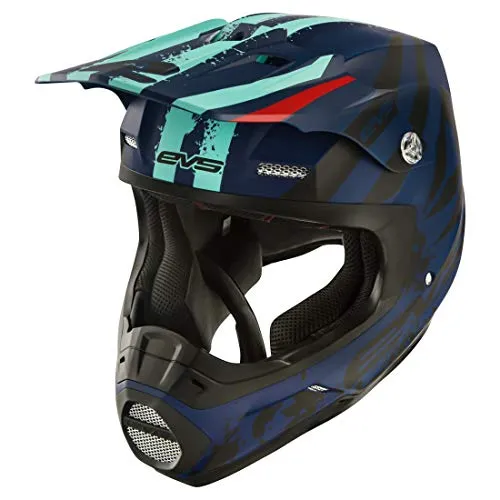 EVS T5 Grappler Adult Off-Road Motorcycle Helmet - Matte Dark Blue / X-Small