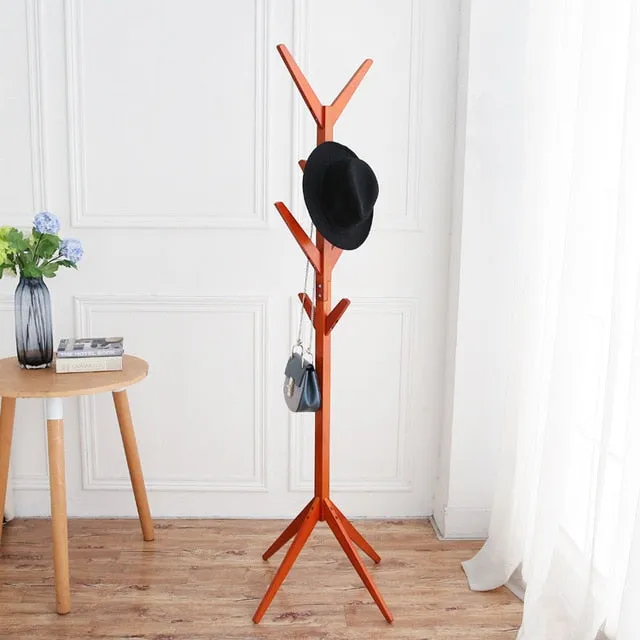 Fashion Furniture Hat Rack Solid Wood Hat Stand for Living Room, Display Stands Scarves Hats Bags Coat Shelf Clothes Hanger