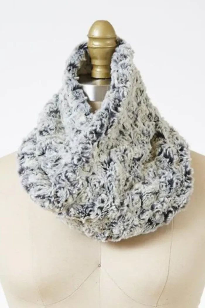 Faux fur neck warmers