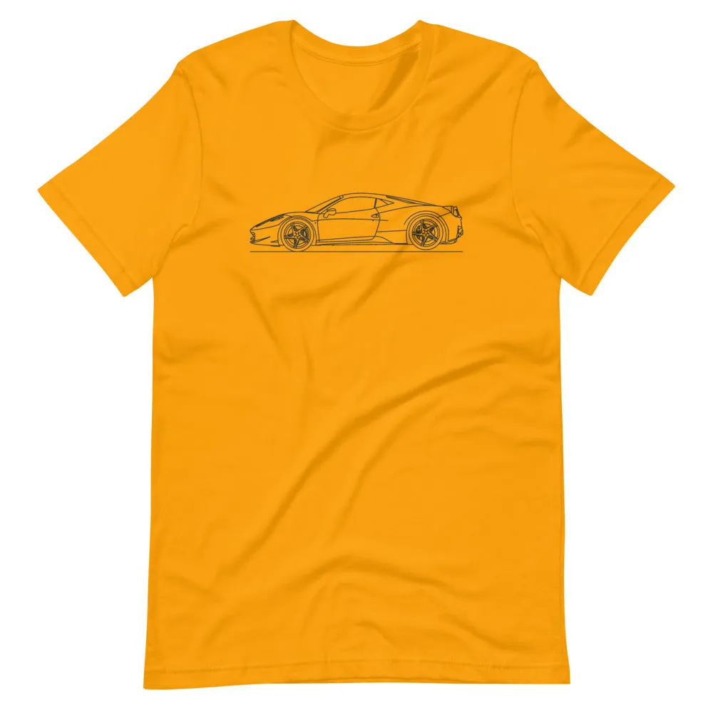 Ferrari 458 Italia silhouette t-shirt