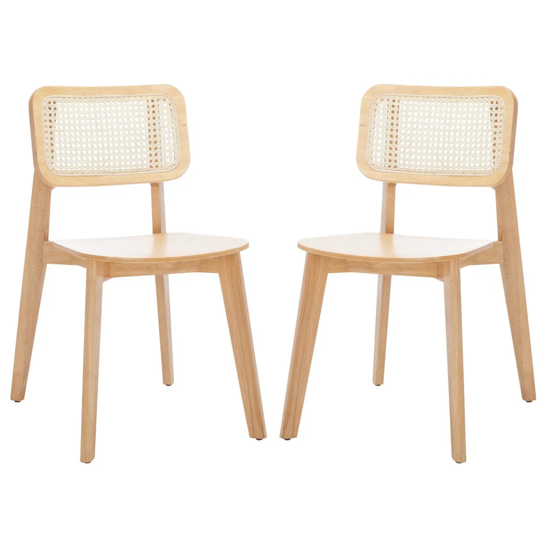 Finchamp Side Chair (Set of 2) Bay Isle Home™ Color: Beige