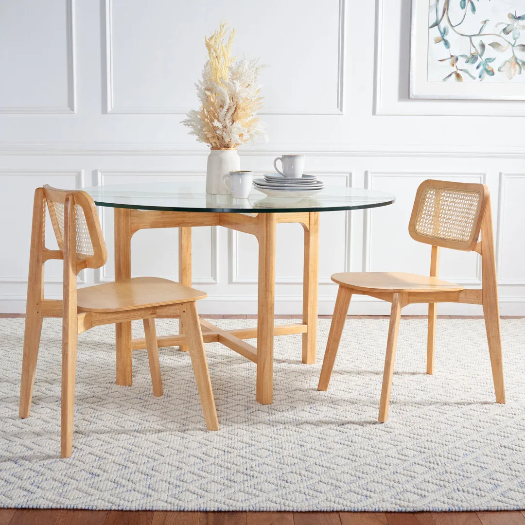 Finchamp Side Chair (Set of 2) Bay Isle Home™ Color: Beige