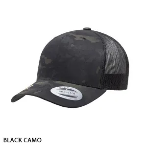 FlexFit Retro Trucker Multicam Cap