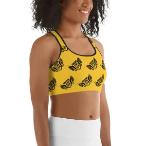 FLO Gold & Black Sports Bra