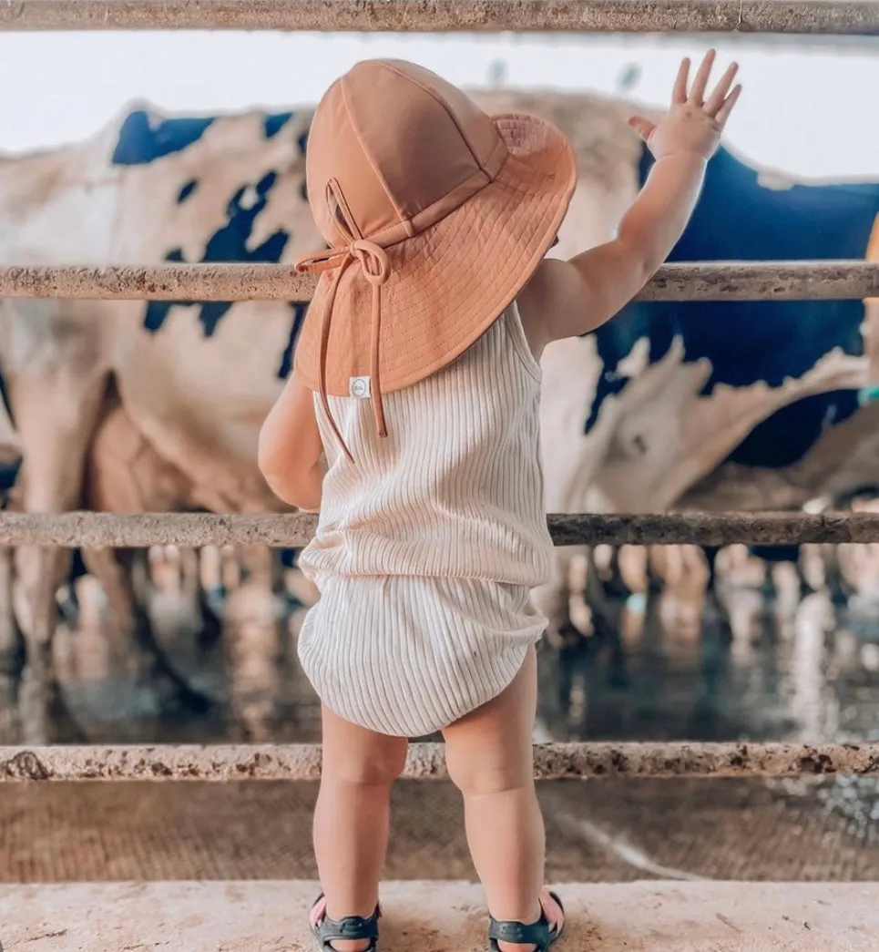 Floppy Hat Swim - Cocoa
