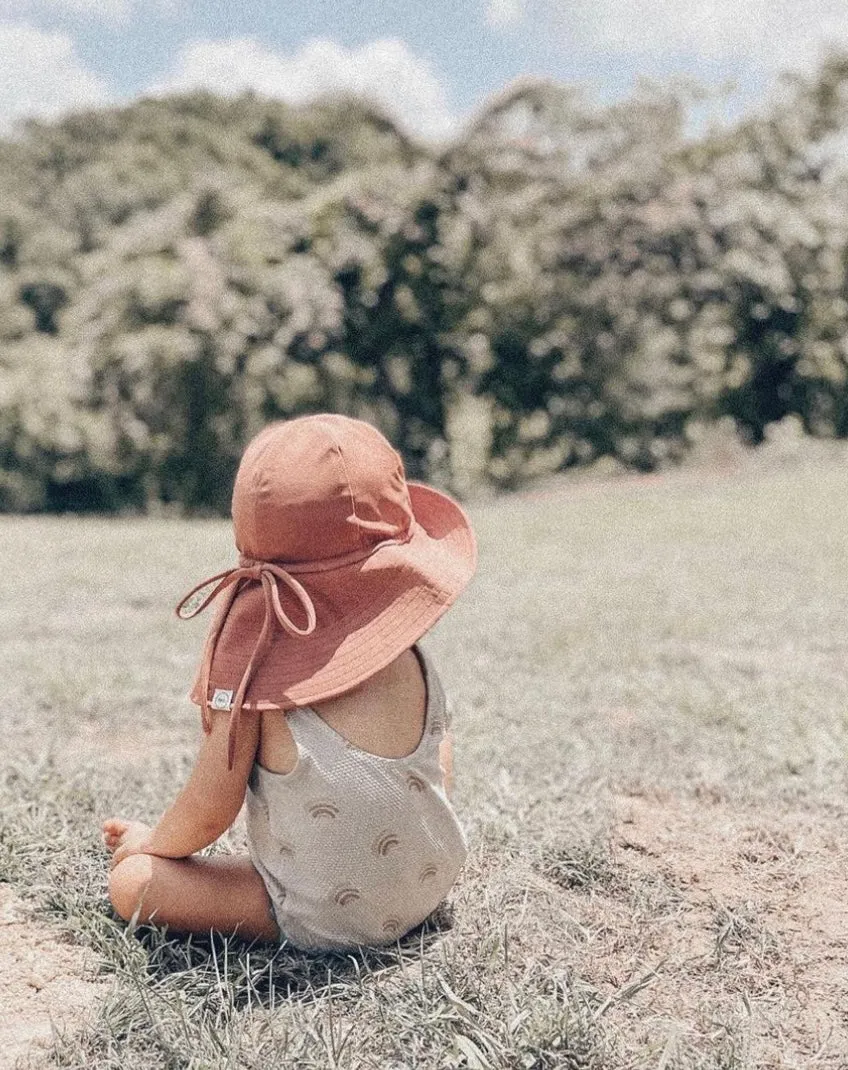 Floppy Hat Swim - Cocoa