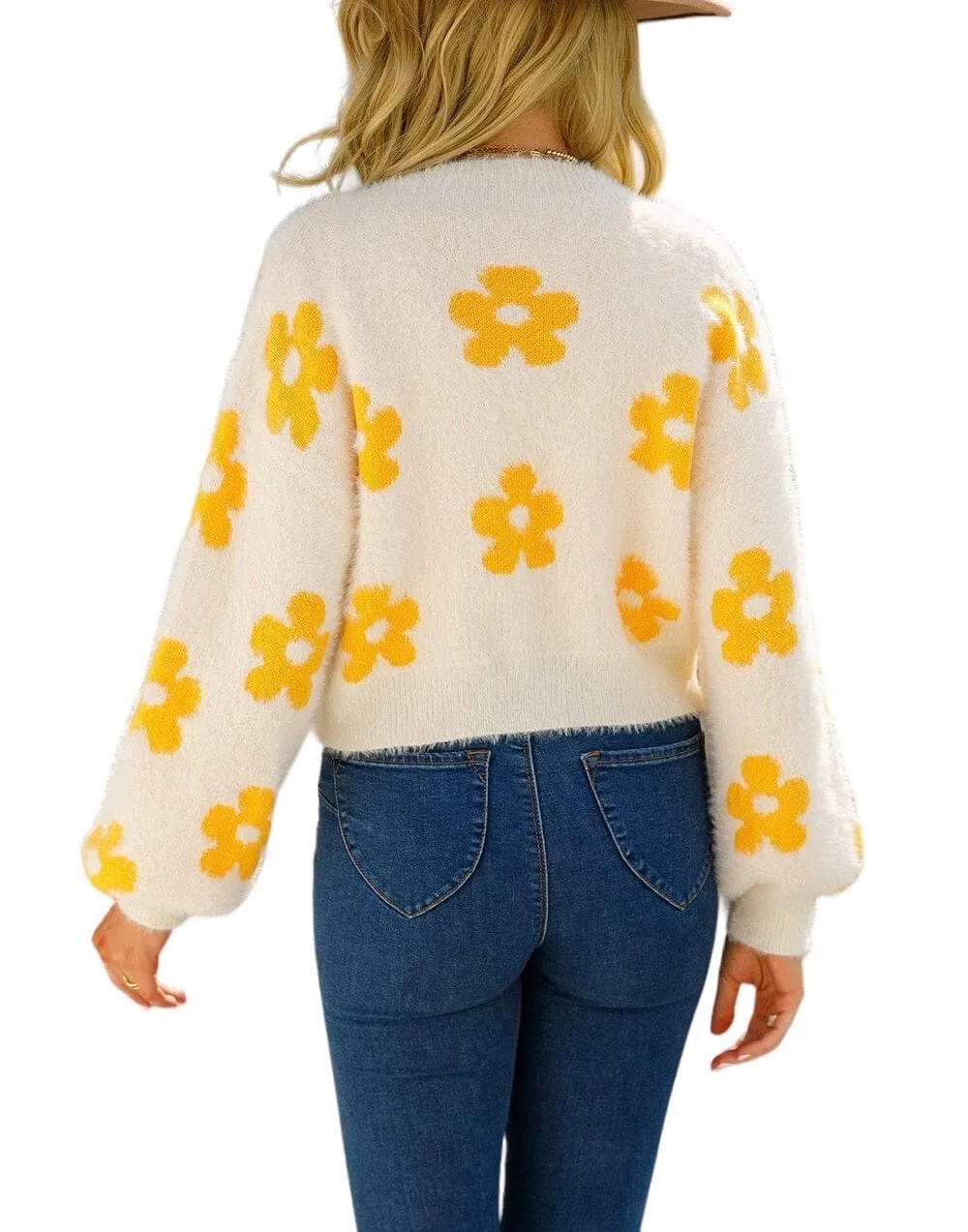 Floral Fantasy Open Front Cozy Cardigan