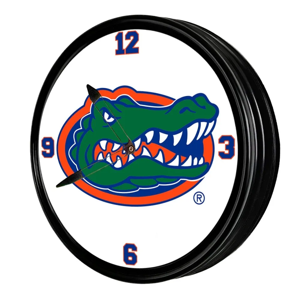 Florida Gators: Retro Lighted Wall Clock