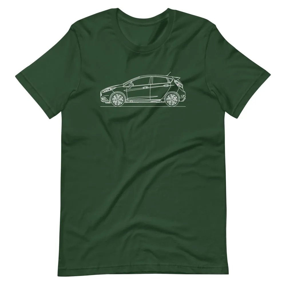 Ford Fiesta ST 6th Gen 4-door silhouette T-shirt