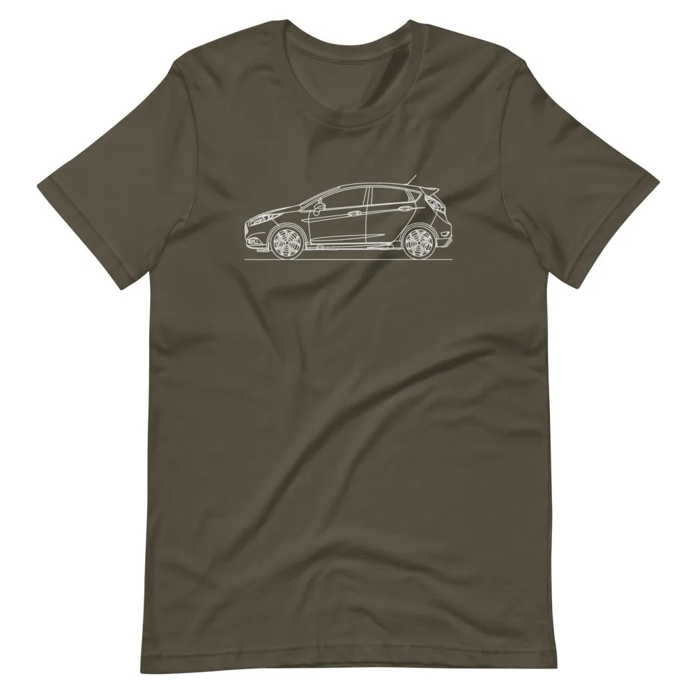 Ford Fiesta ST 6th Gen 4-door silhouette T-shirt