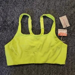 Free People Movement X Hatch Neon Yellow Sports Bra