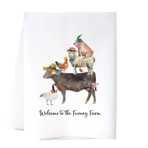 Funny Farm Flour Sack Towel