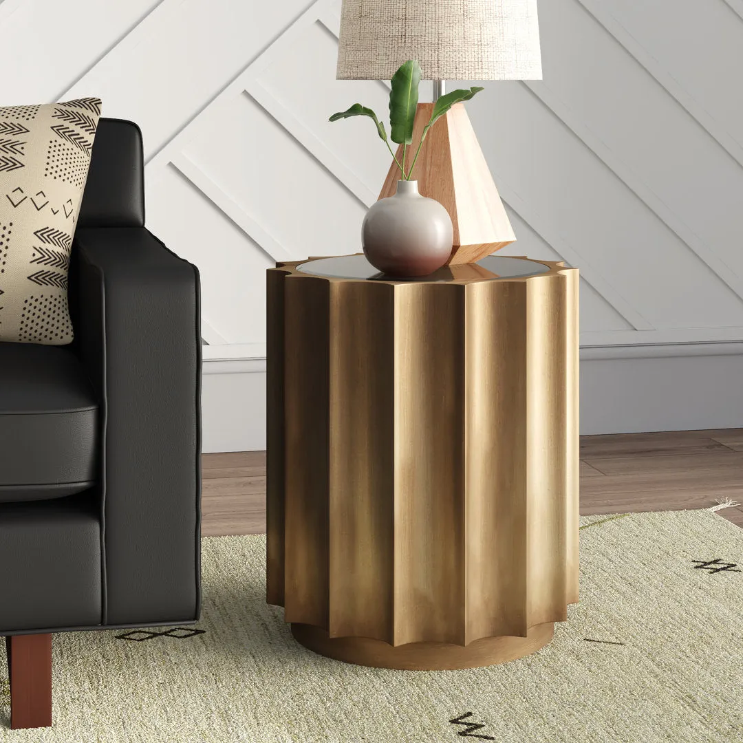 Gaertner End Table Mercury Row®
