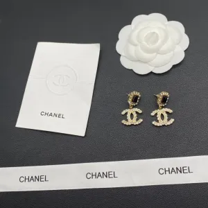 Gemstone Embellished Earrings