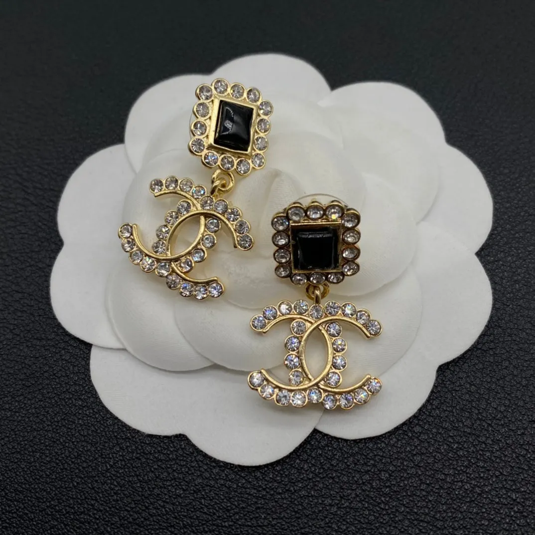 Gemstone Embellished Earrings