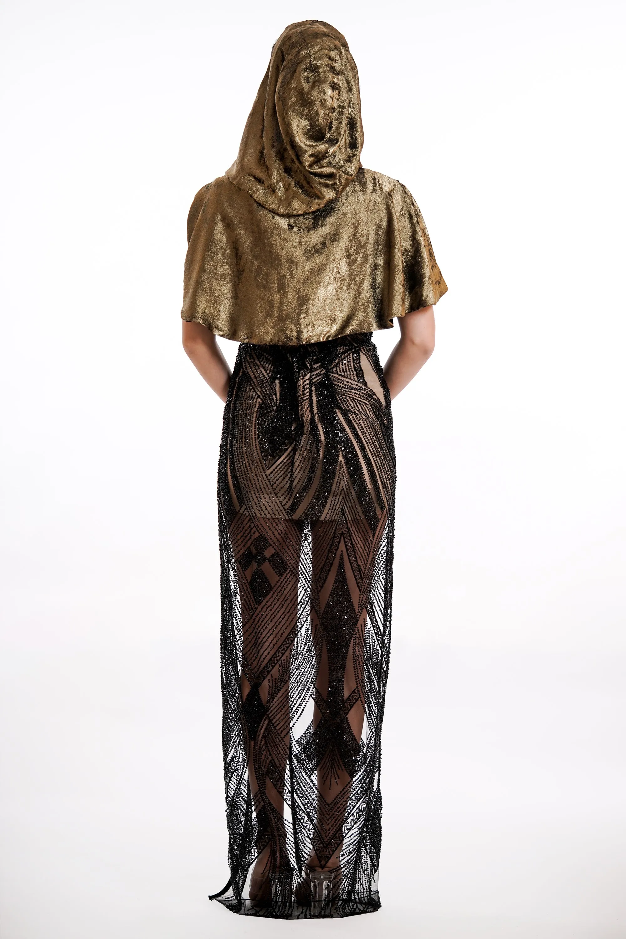 Golden Noir Dress