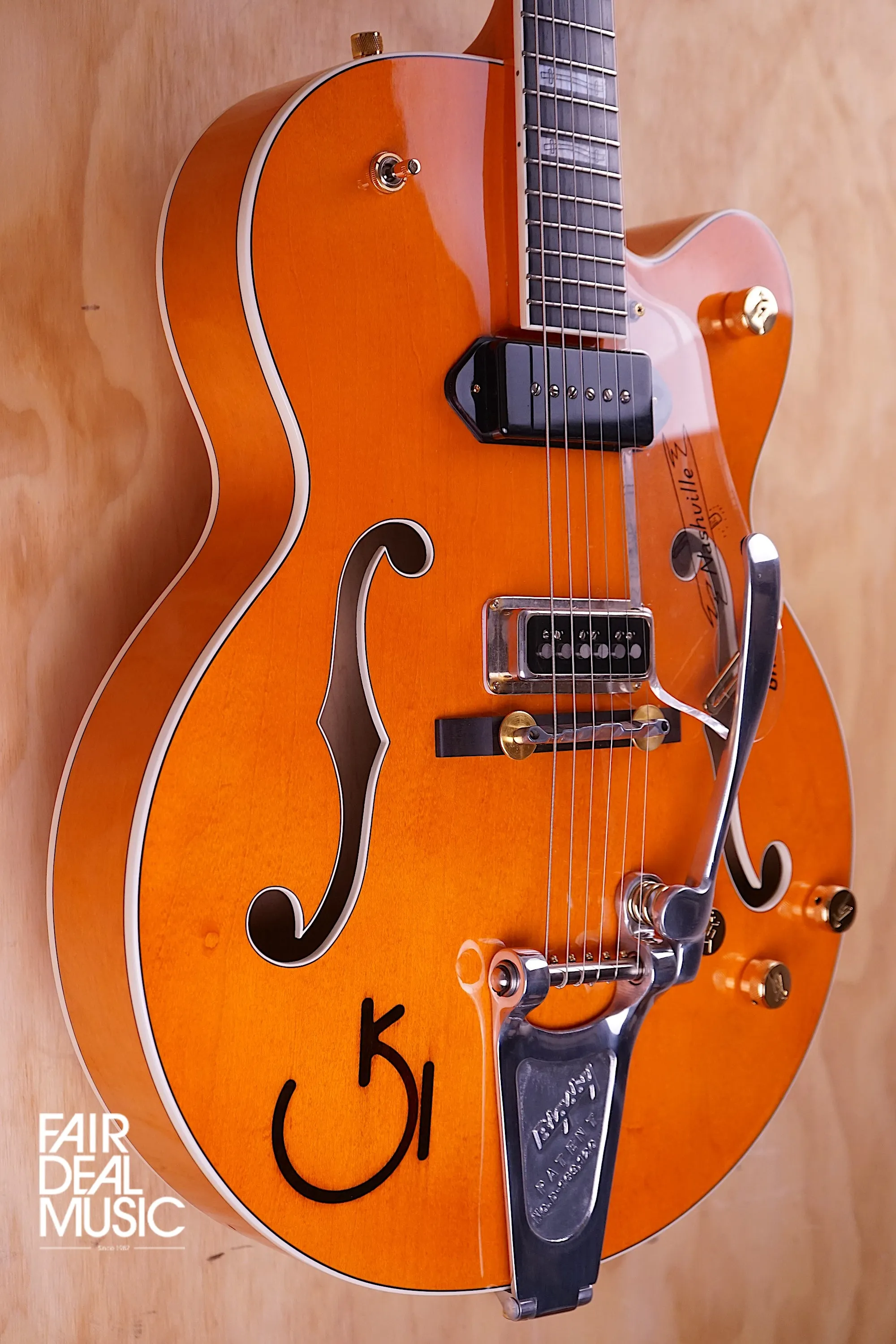 Gretsch 6120-57 Eddie Cochran in Western Orange, USED