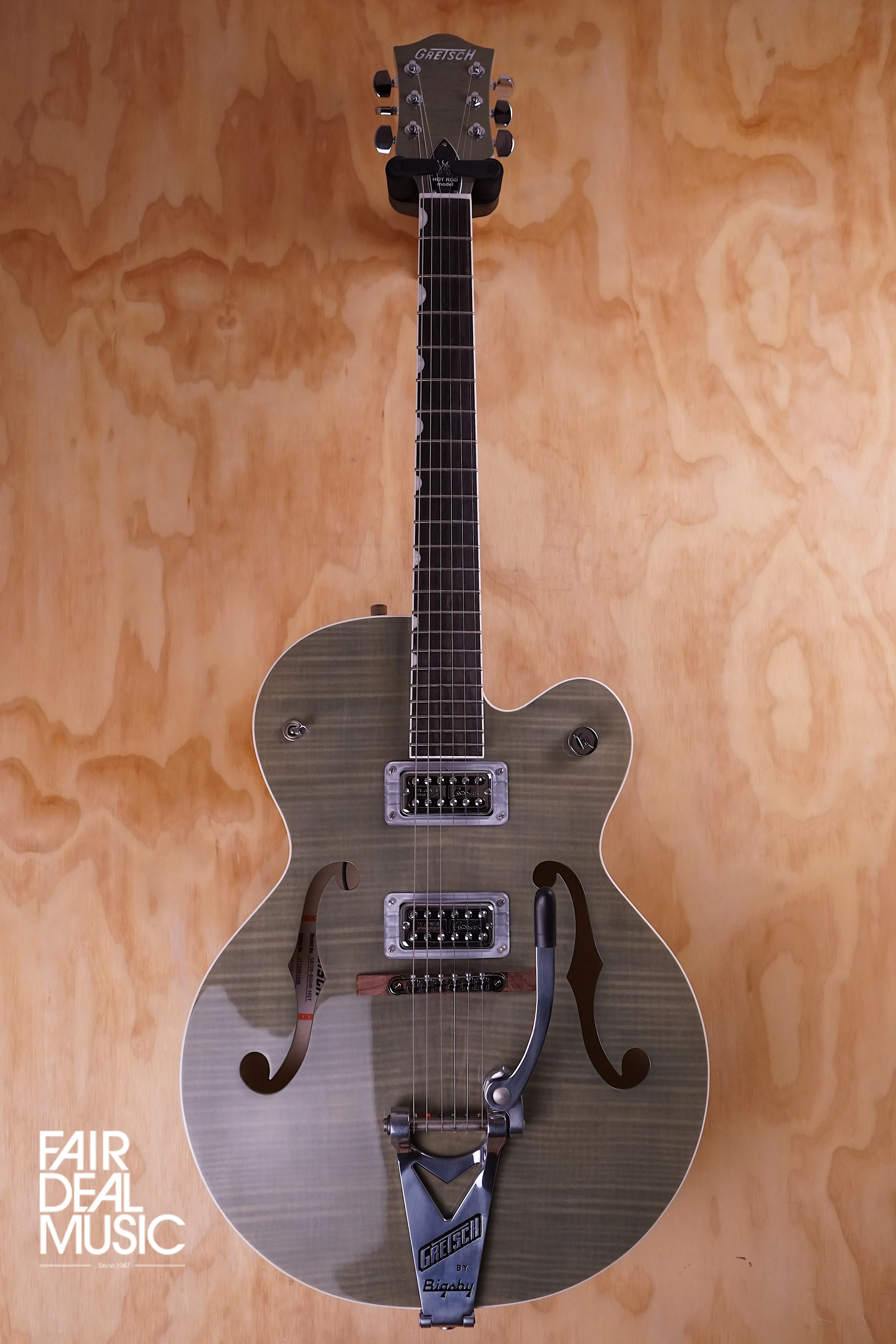 Gretsch G6120-BSHR-HGT Brian Setzer Hot Rod in Two-Tone Highland Green, USED